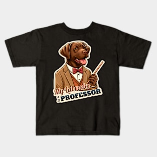 Professor Labrador Retriever Kids T-Shirt